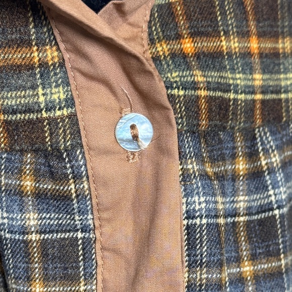 Fantastic Fawn Catching Feelings Plaid Flannel Dress Shacket Oversized NWOT S - Picture 12 of 12